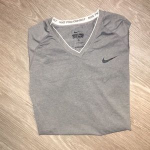Grey Nike Pro Combat Dri Fit